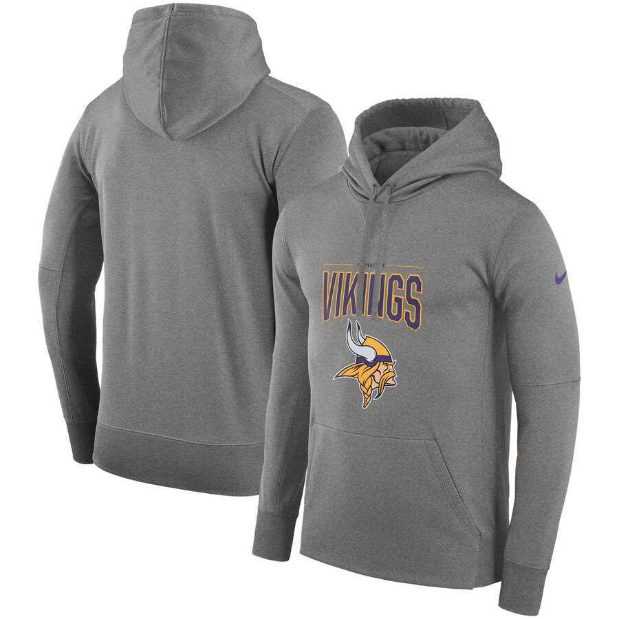 Minnesota Vikings Nike Sideline Property of Performance Pullover Hoodie Gray,We sell and wholesale Minnesota Vikings Nike Sideline Property of Performance Pullover Hoodie Gray on line form chian!